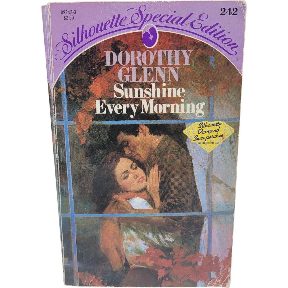 Vintage Romance Paperback Sunshine Every Morning Dorothy Glenn Silhouette #242